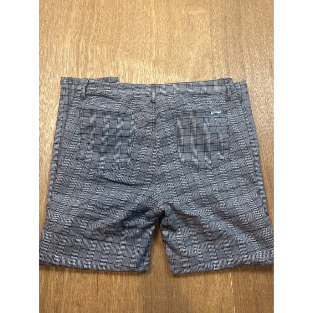 Tommy Hilfiger Plaid Ankle Pants Womens 10 Grey Excellent Slim Leg Trousers - Picture 9 of 10